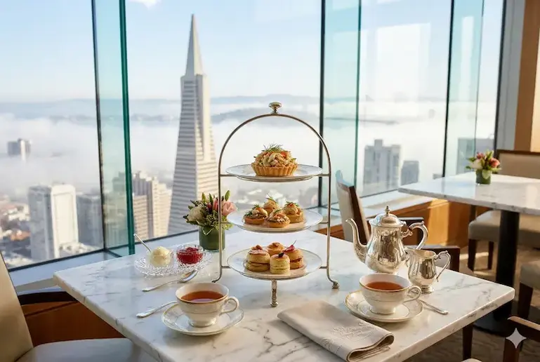 Top San Francisco Afternoon Teas: Victorian Charm and Modern Heights  article cover image